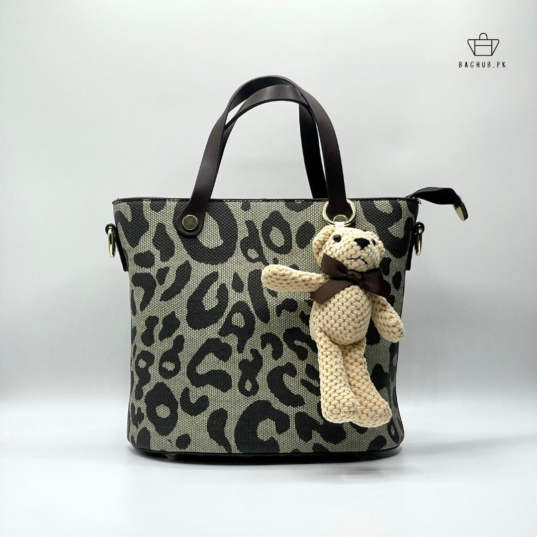 Leopard Pattern Tote Handbag