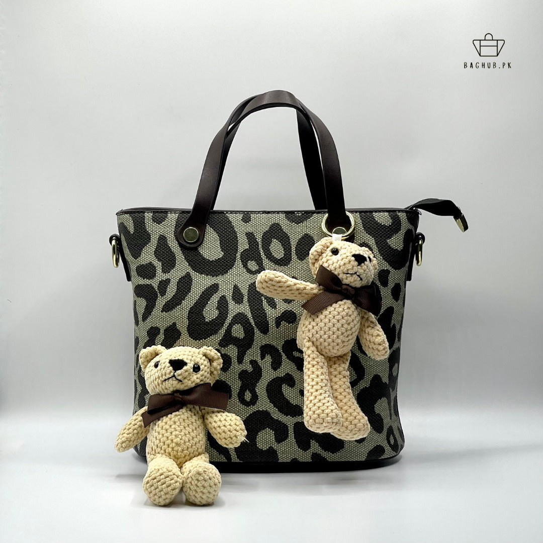 Leopard Pattern Tote Handbag